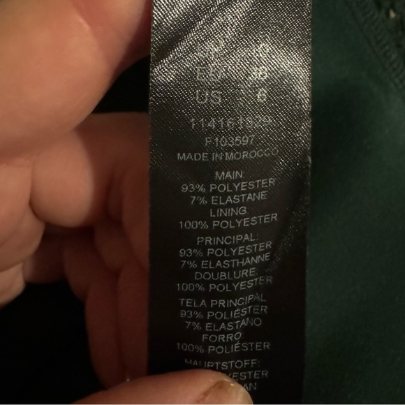 asos design one shoulder scuba belted jumpsuit - Picture 4 of 4